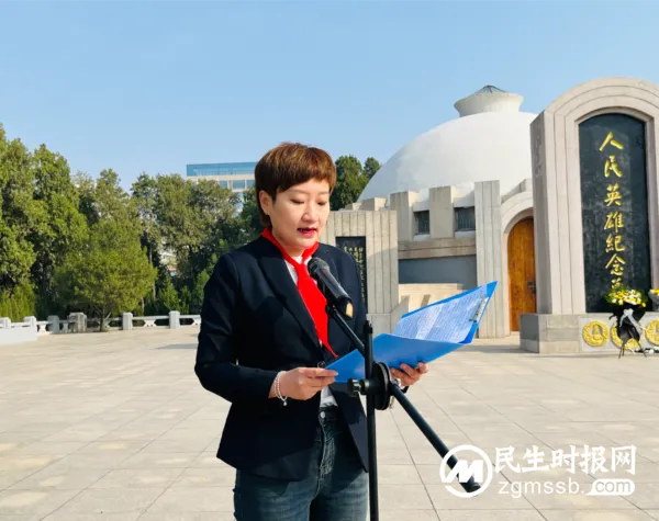 清明祭英烈 丰碑励人心——七色光古赵书苑小学清明节谒陵活动