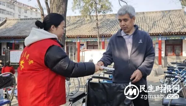 涉县:更乐镇开展残疾人辅具发放活动