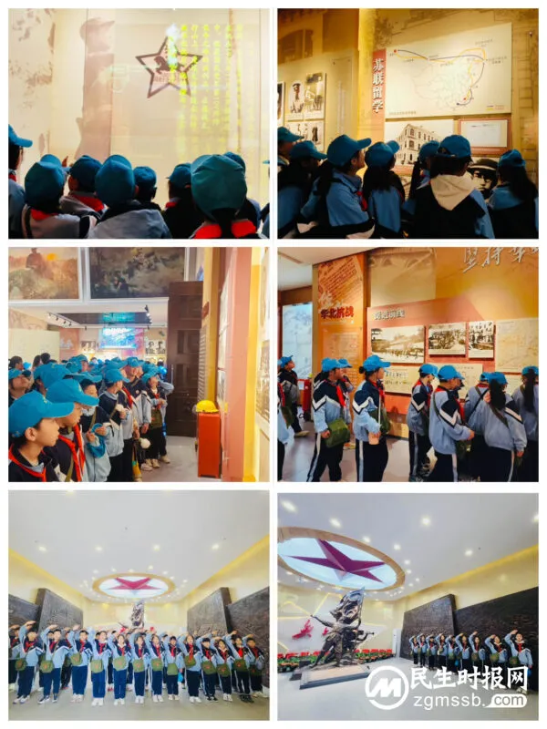 清明祭英烈 丰碑励人心——七色光古赵书苑小学清明节谒陵活动