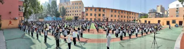 绚丽多彩八段锦 传承文化强体魄 一一复兴区建北小学“健身气功少儿八段锦进校园”活动启动仪式
