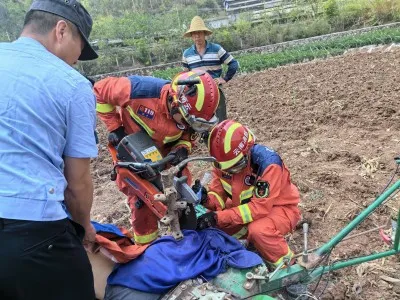 红河石屏:敲警钟!一天2人被困,都是旋耕机“咬人”!