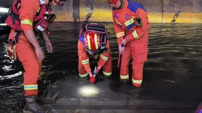 暴雨突袭全力守护!昭通消防紧急出动救援