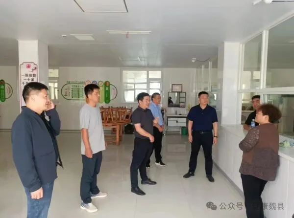 魏县卫健局党组书记、局长蒿要领调研医康养和医共体建设工作