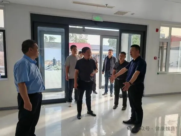 魏县卫健局党组书记、局长蒿要领调研医康养和医共体建设工作