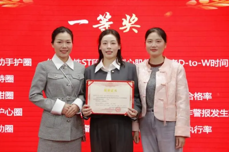 【中心医院·医者红】“品”出优质,“管”出质量,“圈”出一等奖! 【中心医院·医者红】“品”出优质,“管”出质量,“圈”出一等奖!
