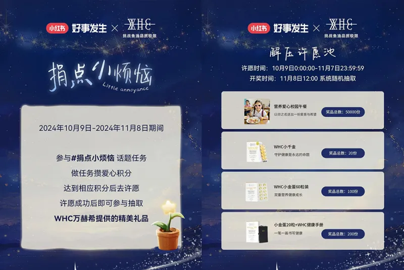 小红书「好事发生」IP携WHC万赫希关注情绪健康,共谱品牌公益营销新篇章 小红书「好事发生」IP携WHC万赫希关注情绪健康,共谱品牌公益营销新篇章