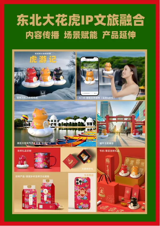文创大赛“华彩”赛道作品:东北大花虎——非遗民俗潮玩摆件系列 文创大赛“华彩”赛道作品:东北大花虎——非遗民俗潮玩摆件系列