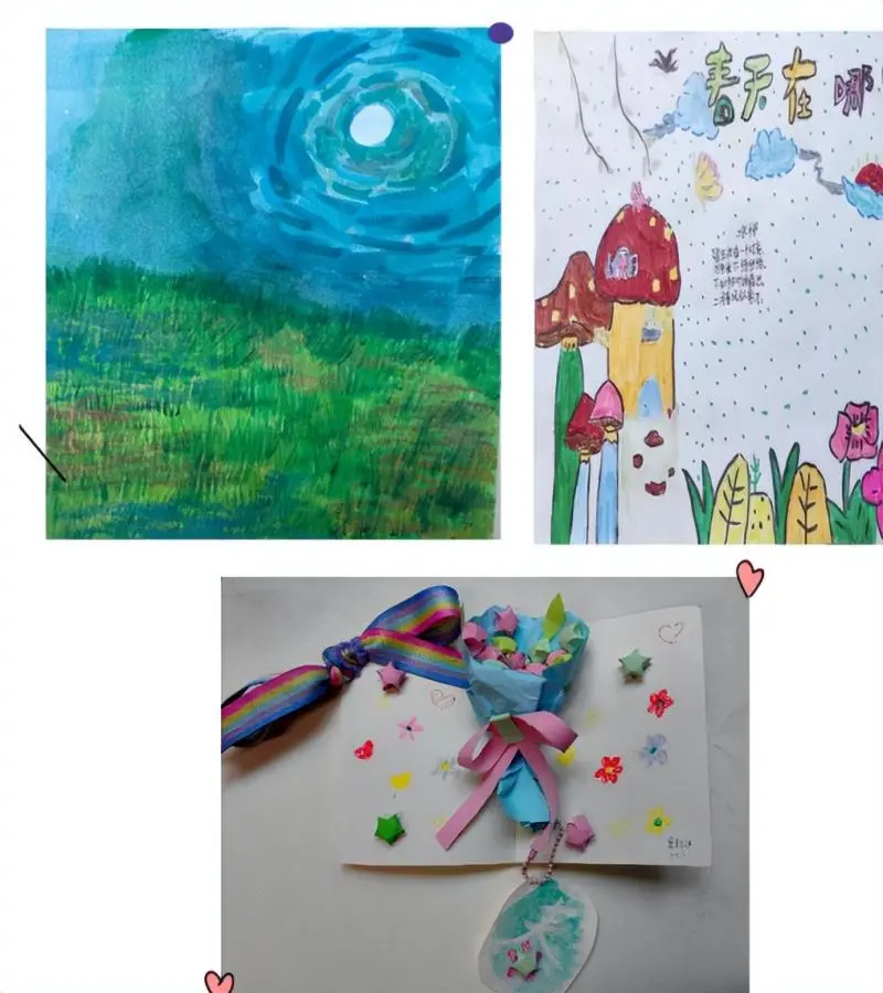 做自己的小花 ——湘潭市二中2025年上学期美术特色作业之“我眼中的春天”