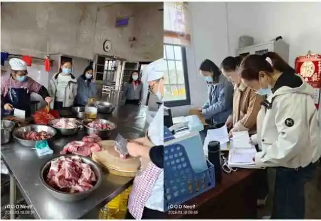 射埠镇中心小学膳食委员会开展食堂安全专项督查,保障师生“舌尖上的安全”