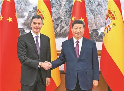 习近平会见西班牙首相桑切斯 习近平会见西班牙首相桑切斯