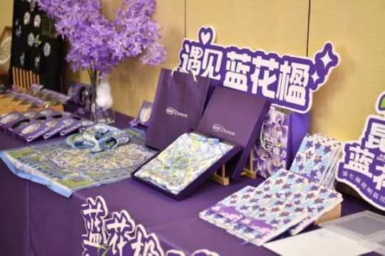 昆明蓝花楹文化旅游季:赏花经济 多彩融合 昆明蓝花楹文化旅游季:赏花经济 多彩融合