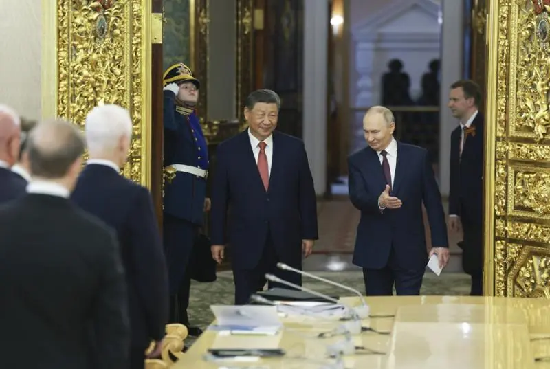 习近平同俄罗斯总统普京会谈 习近平同俄罗斯总统普京会谈