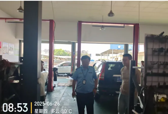 雨湖区多部门联动开展机动车维修企业“双随机”检查  5项问题当场责令整改