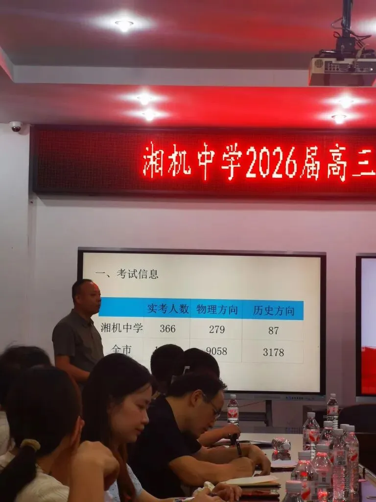 高三首聚谋新篇 齐心奋进启征程 一一湘机中学召开高三年级教师大会 高三首聚谋新篇 齐心奋进启征程 一一湘机中学召开高三年级教师大会