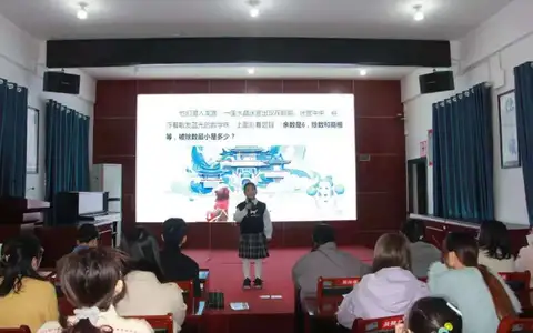 江西玉山县仙岩中心小学举行一至三年级“讲数学故事”比赛