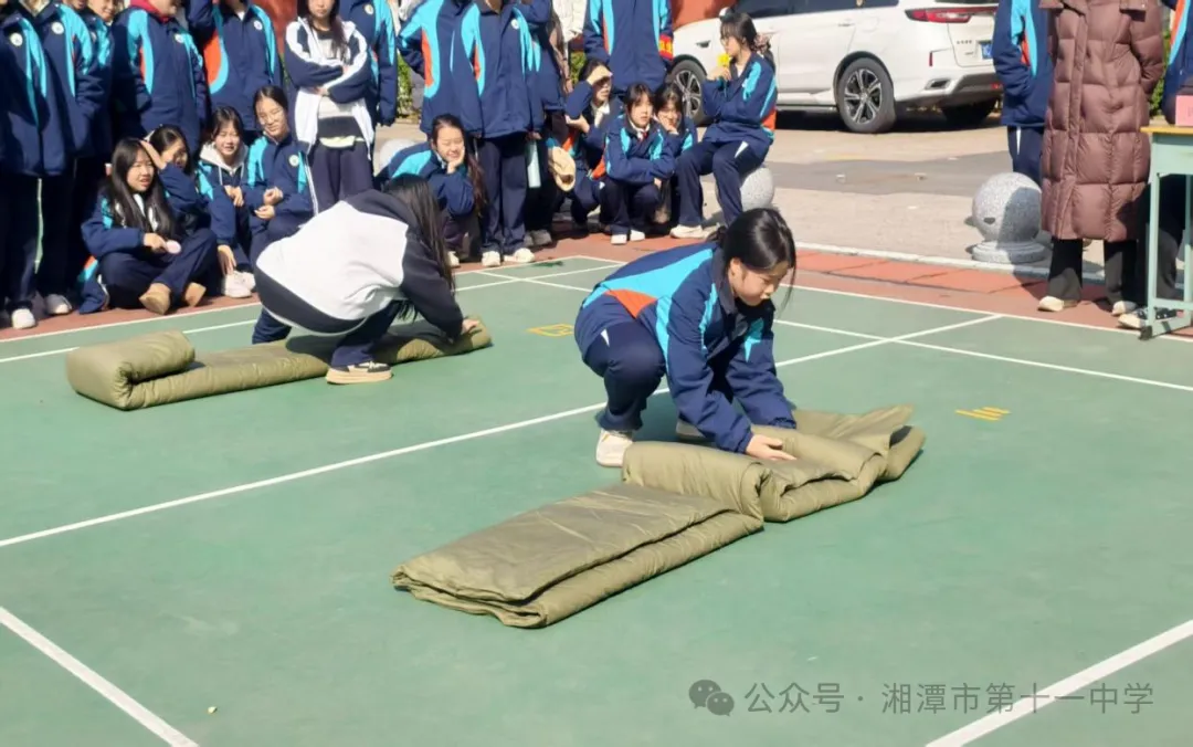 展内务风采,塑劳动之美—湘潭市第十一中学寄宿生叠被子大赛圆满举行!