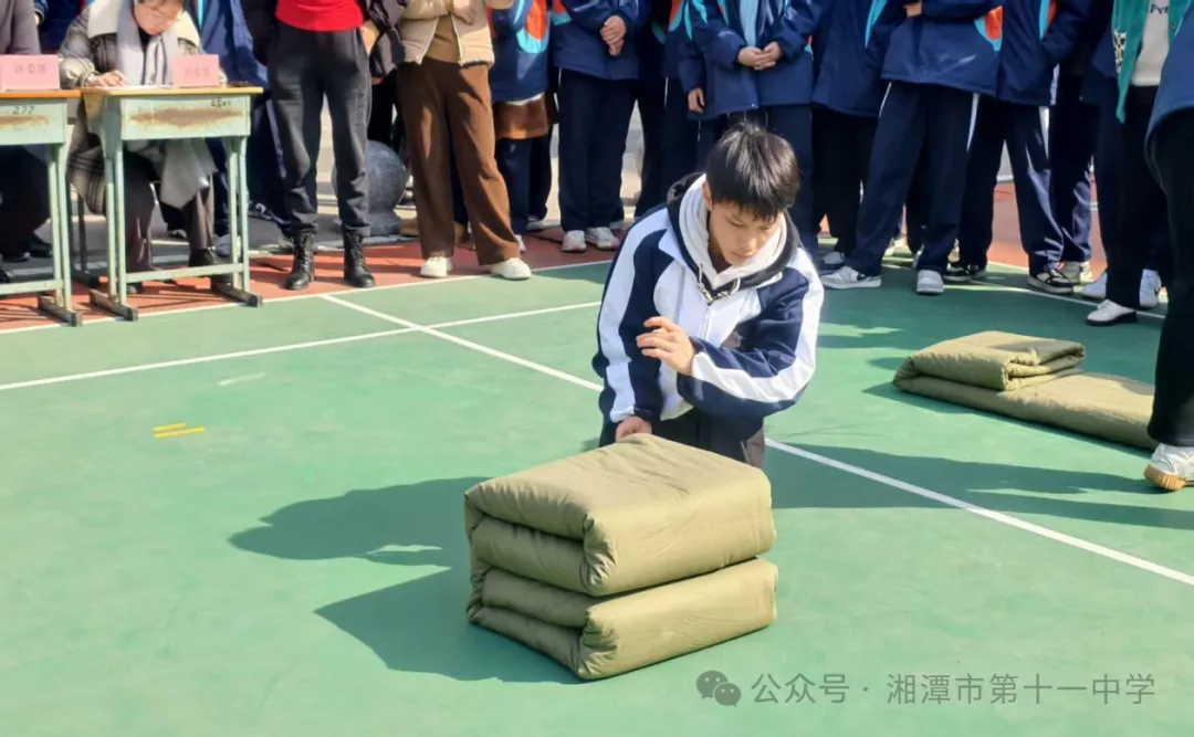 展内务风采,塑劳动之美—湘潭市第十一中学寄宿生叠被子大赛圆满举行!