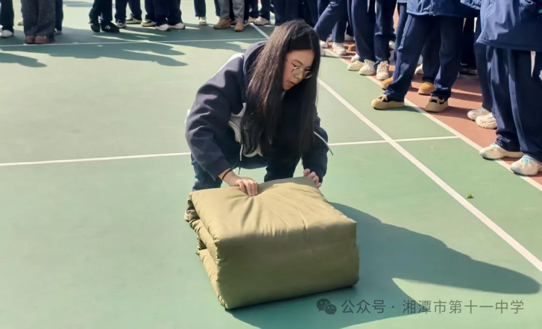 展内务风采,塑劳动之美—湘潭市第十一中学寄宿生叠被子大赛圆满举行!