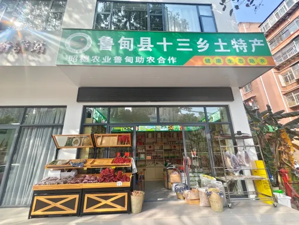 鲁甸十三乡特产集结昆明 昭穗助农为在昆昭通老乡添年味