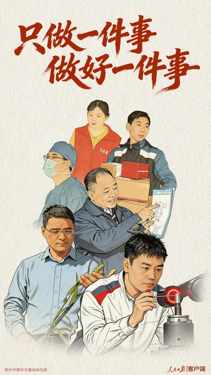 人民锐评：只做一件事，做好一件事