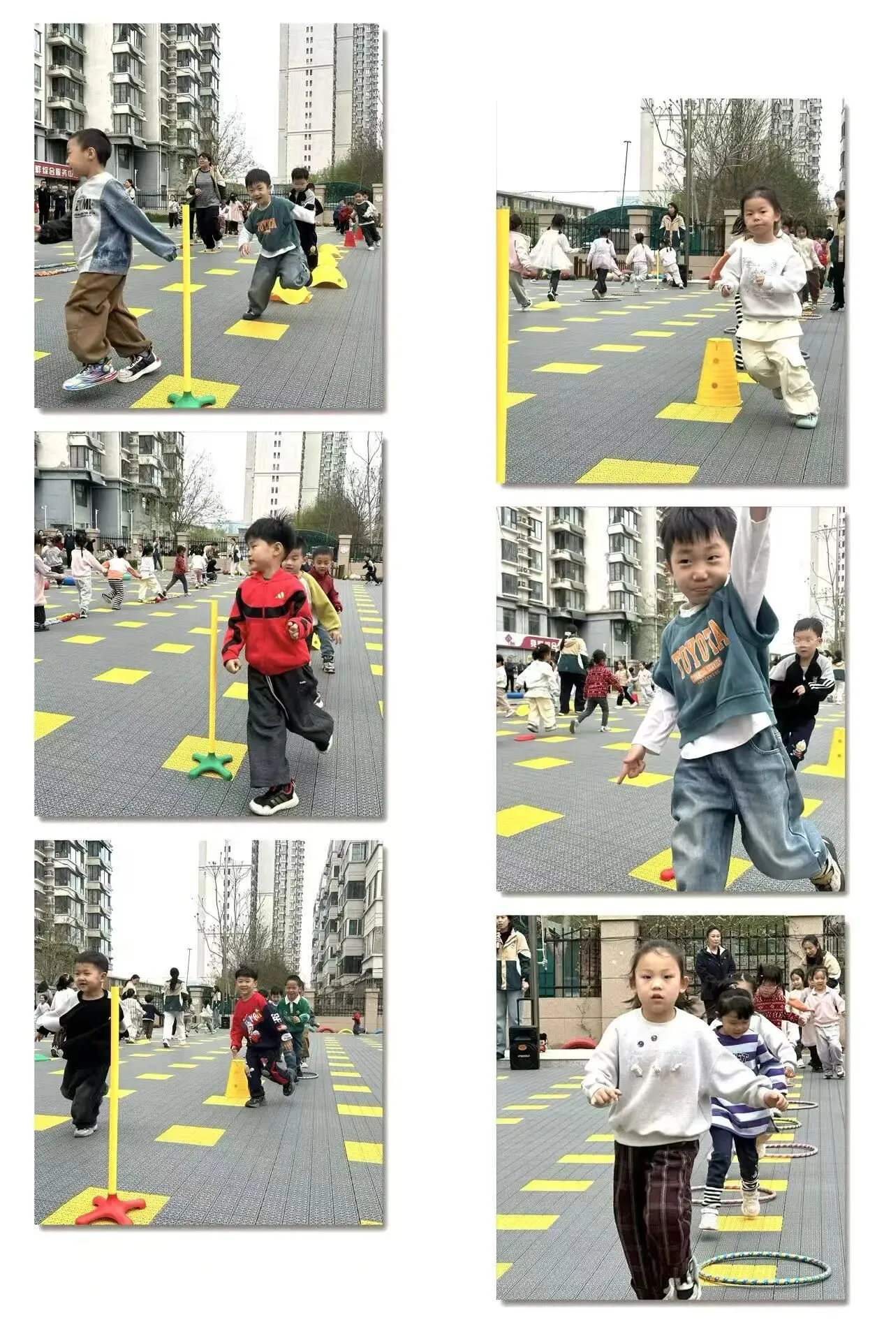 【健康第一  活力丛台】乐享体能  见证成长——丛台区第四幼儿园中班组月末汇报展示活动