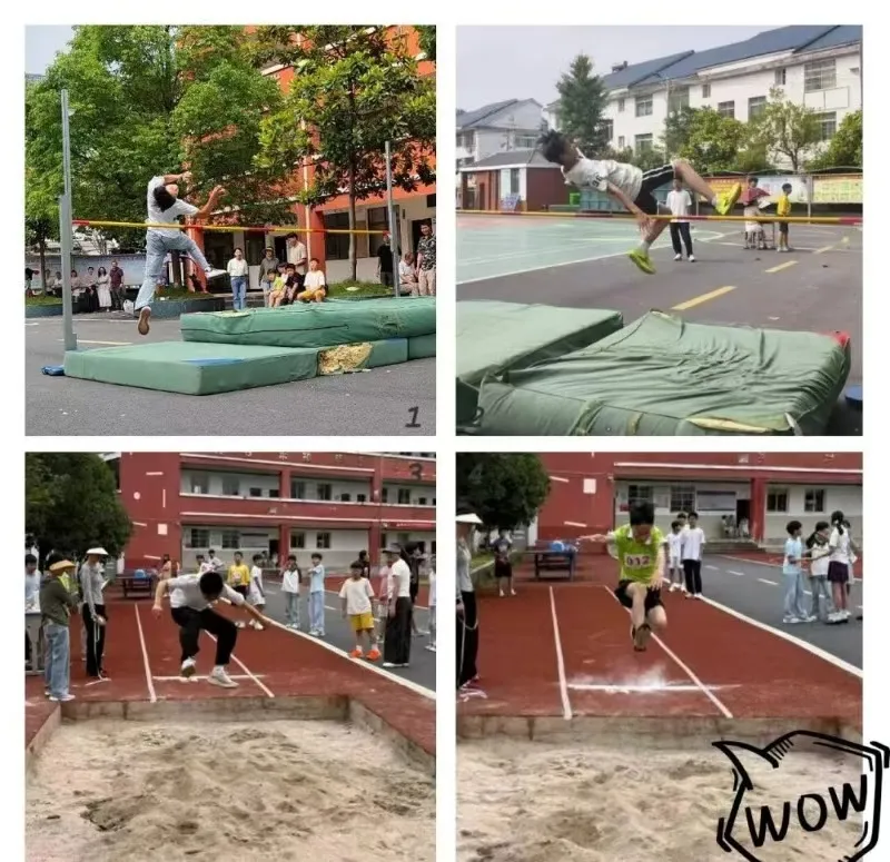 江西玉山县紫湖中心小学举行第36届学生田径运动会