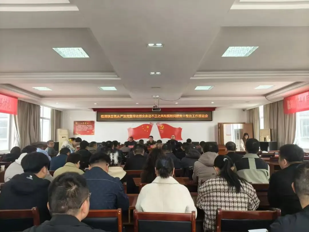 玉山县临湖镇召开全面从严治党暨深化群众身边不正之风和腐败问题集中整治工作推进会