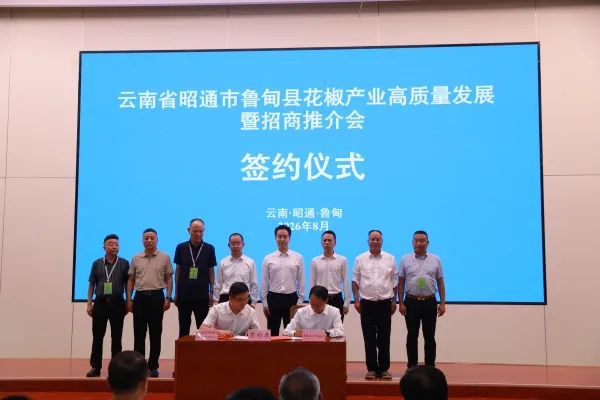 鲁甸县花椒产业高质量发展暨招商推介会成功举办