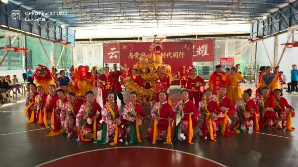 省老体协与周家社区等单位举行文体展演节目合练