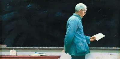 丹青绘写桃李情 本报记者 赖 睿